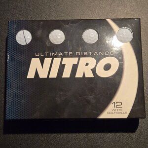Nitro Golf Balls 12 Pack Ultimate Distance White New